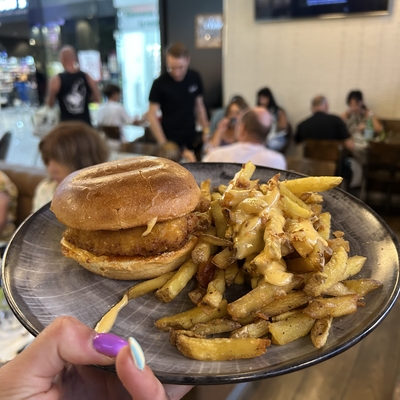 Burger poulet pané image