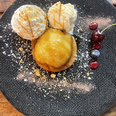 Tarte sablée aux pommes façon Tatin image