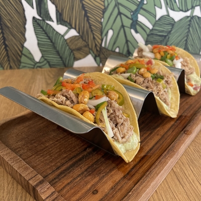 Tacos de Carnitas , spécialité du Yucatàn, Mexique ( par 3) image