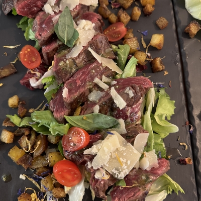Tagliata de bœuf à l italienne image