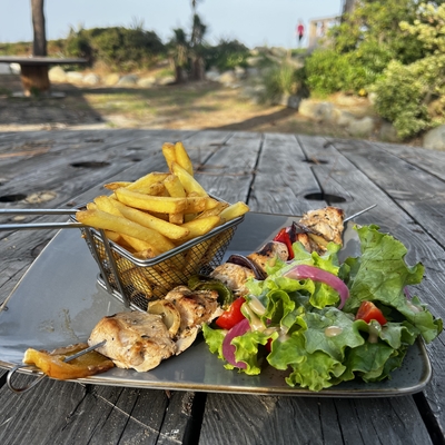 Brochette de poulet mariné à la provençale image