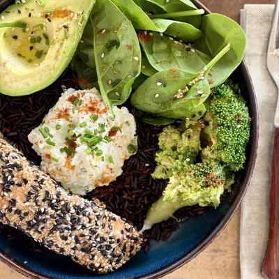 Salmon bowl image