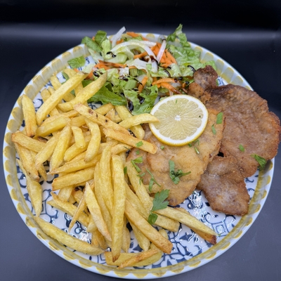 Escalope de porc panée image