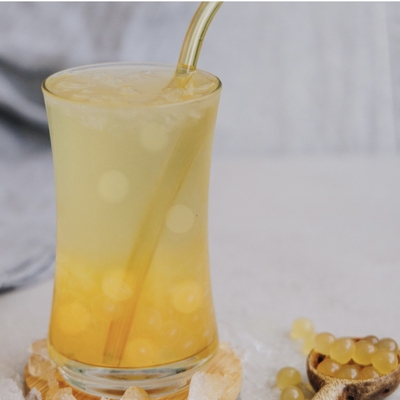 Bubble tea pêche image