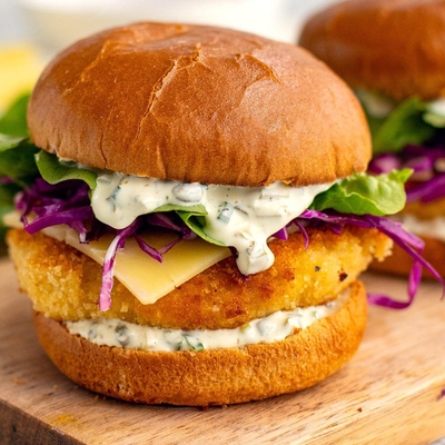 Fish burger image