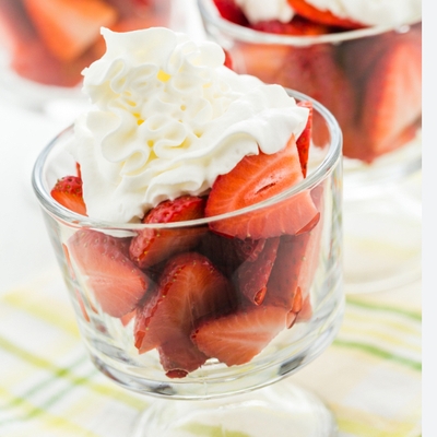 Coupe de fraises image