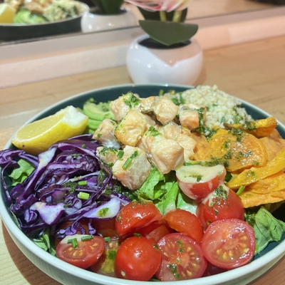 Poké bowl saumon image