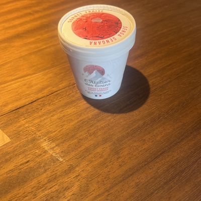 Glace sorbet fraise image