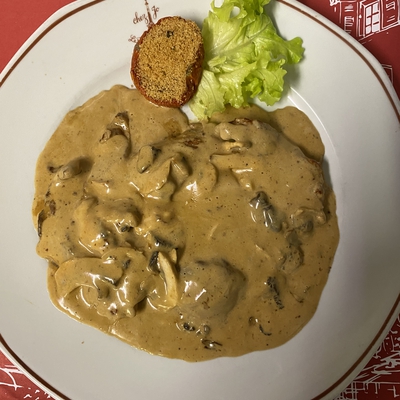 Escalope à la crème image