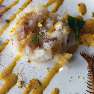 Tartare de poisson du jour image