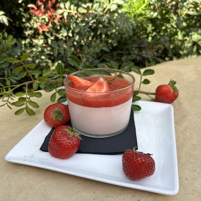 Mousse fraise image