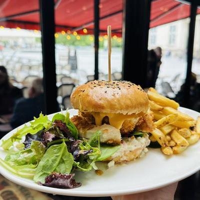 Burger crispy poulet image