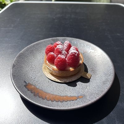 Tarte aux framboises image