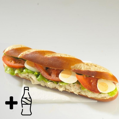 1 sandwich toasté aux choix + 1 soda 🥤 ou 1 eau 💧 image