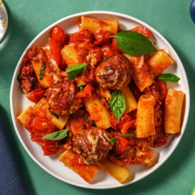 Rigatoni aux Polpetti de bœuf à la sauce tomate façon Corse image