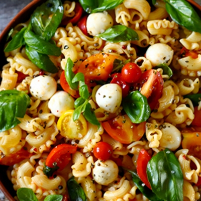 Salade de Pâtes tomates mozzarella image