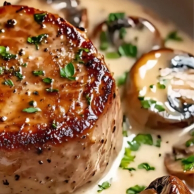 Medaillon de veau aux cèpes image