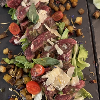 Tagliata de bœuf à l italienne image