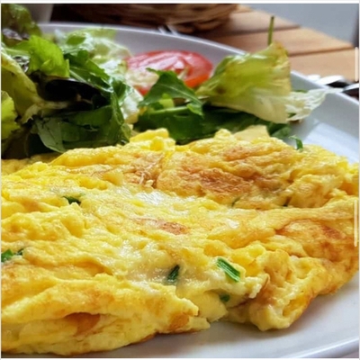 Omelette brocciu menthe image