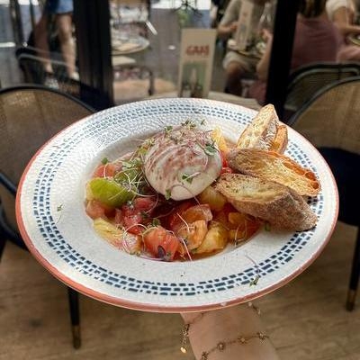 Burrata & tomates image