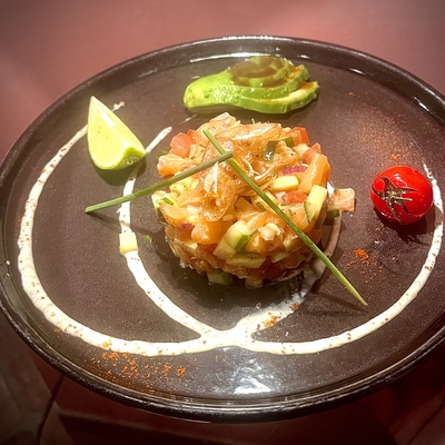 Tartare de thon, saveurs Asiatique image
