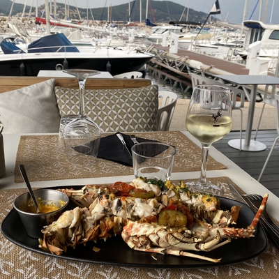 LANGOUSTE POCHÉE AU BEURRE D'OURSIN ou simplement Rôtie image