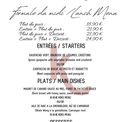 Menu midi image