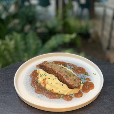 Demi filet de canard, sauce diable caramélisée (*) image
