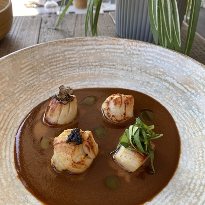 NOIX DE ST JACQUES & sa Bisque aux Langoustines image