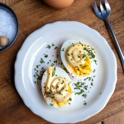 Oeuf mayonnaise maison (entrée) image