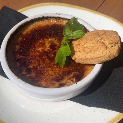 Crème brulée à la chataigne image