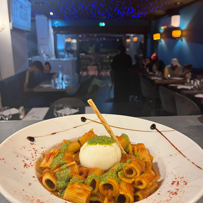 Rigatoni con la burrata image