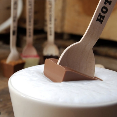 Chocolat chaud cuillère image