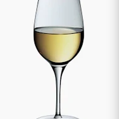 Vin  au verre blanc image