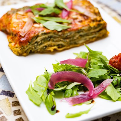 Lasagne au brocciu, blettes et pesto de basilic image
