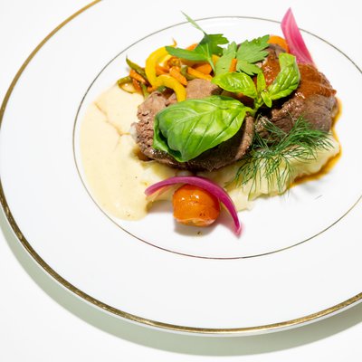 Le filet au caramel de tomates & basilic image