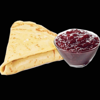 Crêpe à la confiture image