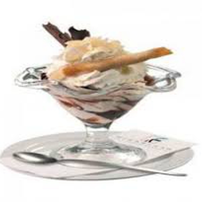 Coupe dame blanche image