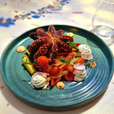 Poulpe grillé image