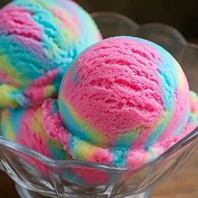 Coupe de glace arc-en-ciel image