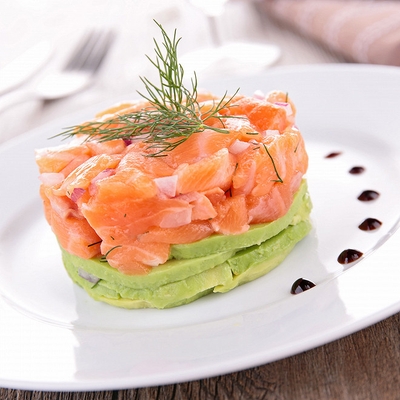 Tartare saumon et avocat image