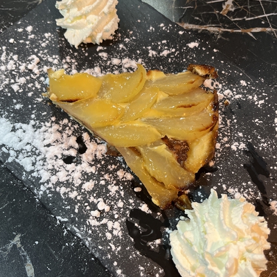 Tarte poire chocolat maison image