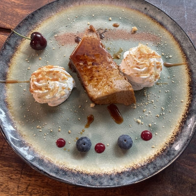 Flan à la farine de châtaigne "Bio" image