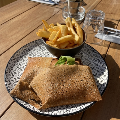 Burger crepe image