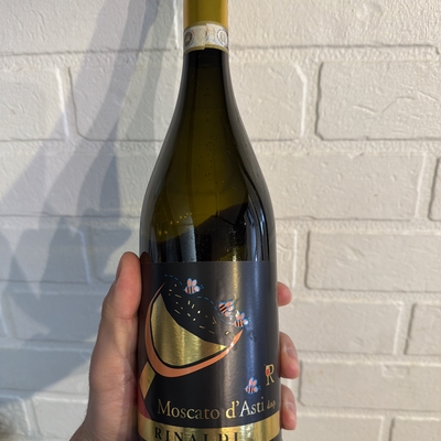 Verre de blanc  moscato (pétillante sucrée) image