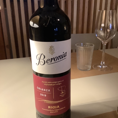 Beronia Crianza Espagne 2019 image