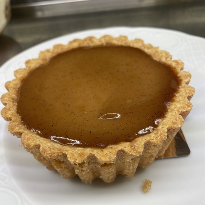 Tarte flan confiture de lait image