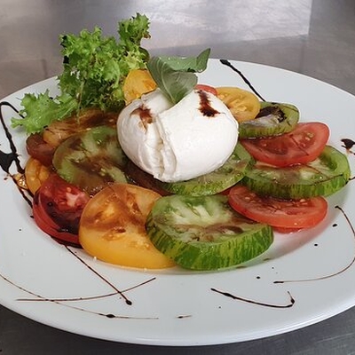 Méli mélo de tomates  et Burrata image