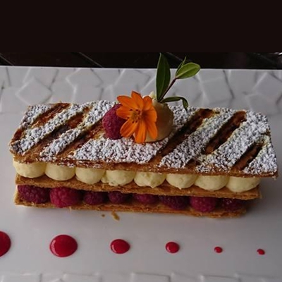 Mille-feuille citron framboise image