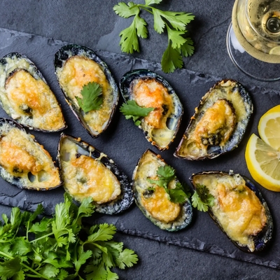 Moules Gratinées en persillade image